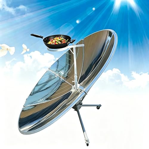 Portable Parabolic Solar Cooker 1.5m Diameter Outdoor Cooking