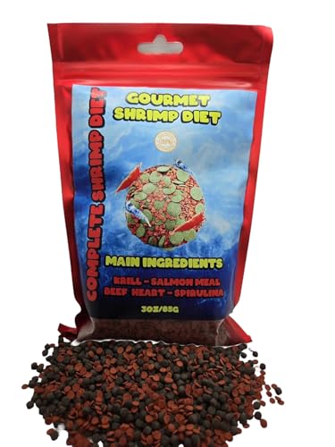Premium Shrimp Diet Food for Neocaridina & Caridina, 3 oz