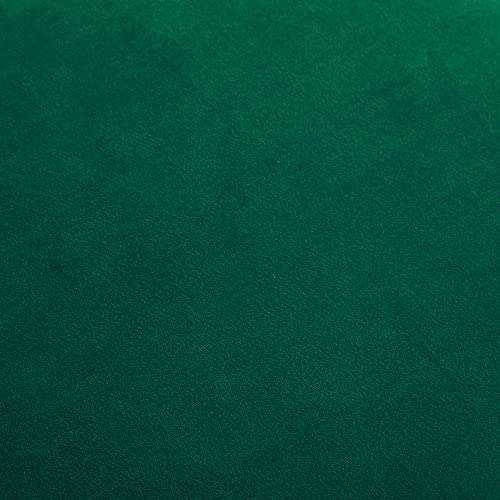 Amazon Brand – Rivet Asher Oval Upholstered Storage Ottoman, 18"W, Emerald Velvet #TOP5