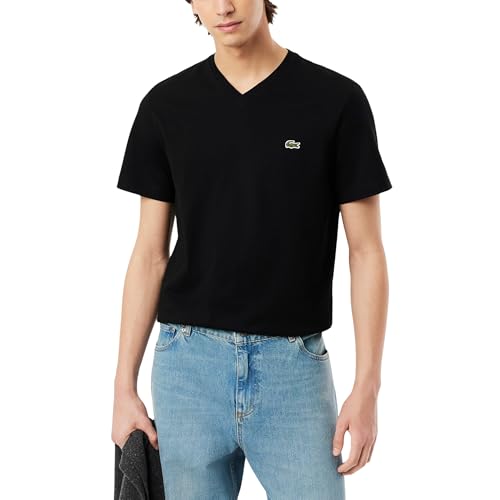 Lacoste Men's V Neck Cotton T-Shirt