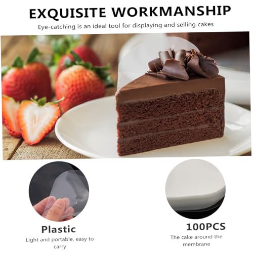 TOYANDONA 200 Peças Borda De Mousse Para Assar Bolo De Chocolate Ferramenta De Papel De Embrulho De
