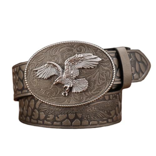 Ceinture western unisexe avec boucle oiseau pour look jean