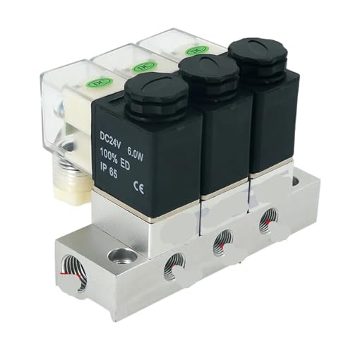 Électrovanne pneumatique commande électronique 3V1 double position DC24V - 2