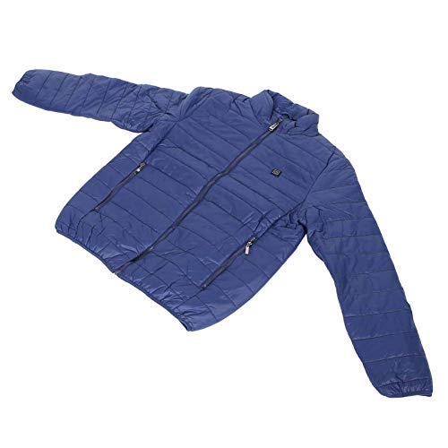 Beheizte Jacke, waschbare elektrische beheizte Jacken, 5-V-Netzteil mit Kälte und Frostschutz für Wintermänner(XL)