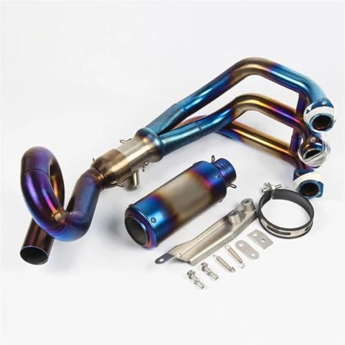 Tuyau d'échappement moto liaison silencieux Yamaha MT09 FZ09 XSR900 raccord intermédiaire Type D