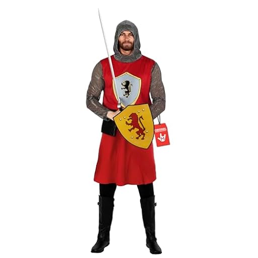 Fun Shack Disfraz Caballero Medieval Hombre, Disfraces Medievales Adulto, Traje Sant Jordi, Disfraz Carnaval Hombre - L | Ya disponible en tu tienda friki favorita! En mundofriki.es!