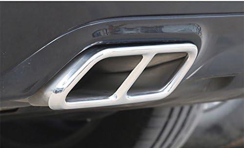 Miniatura 8 de Silenciador de escape trasero Tubo de cola Cubierta de ajuste 2 piezas para Mercedes-Benz Clase S W221 W222 2010-2017