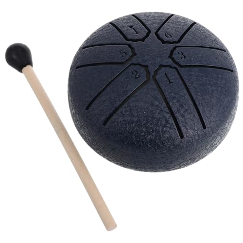 Mini Steel Tongue Drum Azul de 3 pulgadas 6 Notas