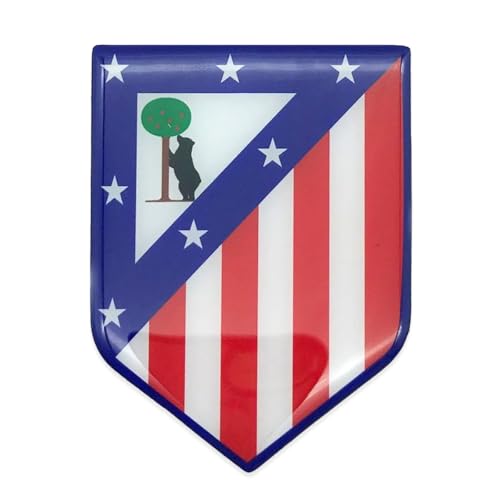Imán Escudo Atlético de Madrid – Producto Oficial LaLiga – Souvenir para Aficionados Colchoneros – Regalo Original para Hinchas y Peñas – Merchandising Fútbol – Decoración Nevera, Hogar y Oficina