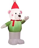 Gemmy Inflateables Holiday G08 37880 Air Blown Polar Bear Decor