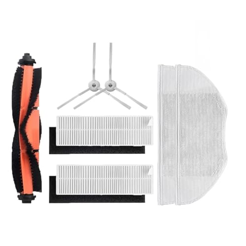 Compatible Con Xiaomi Mijia G1 MJSTG1 Mi Robot Vacuum Mop Essential Aspiradora Cubierta De Cepillo Lateral/principal Filtro Hepa Piezas De Paño De Fregona (Color : As shown b)
