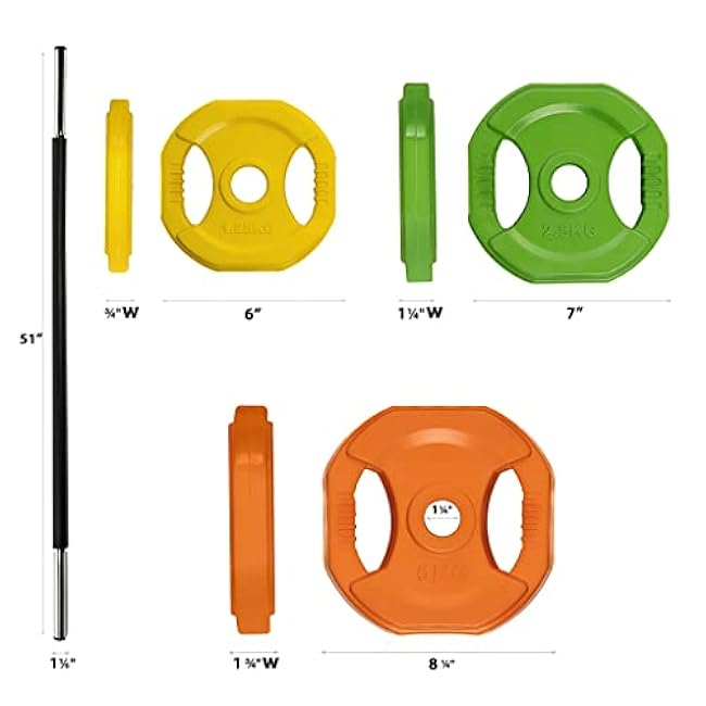 Cardio Pump Set, Adjustable Barbell Weight Plates for Home & Gym Workout (available in plate and set)