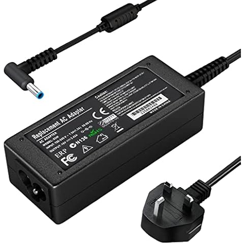 45W 19.5V 2.31A AC Adapter Laptop Charger for HP, Wamiao Notebook Power Supply with Power Cord Compatible with HP 45W Elitebook Folio, Spectre Ultrabook,Pavilion Touchsmart and More(4.5mm X 3mm) Cover