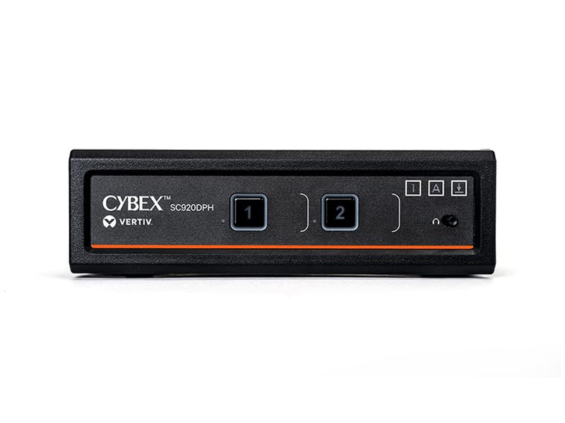 Vertiv Cybex SC800 Secure KVM – Switch A 4 Porte Con DPP – Certificato NIAP 4.0 – Singolo Monitor – Protezione Dati E Sicurezza Hardware
