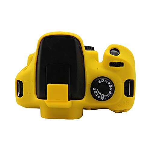 Easy Hood Camera Case For Canon Eos 4000D / Rebel T100 Digital Camera, Anti-Scratch Soft Silicone Rubber Protective Cover Protector Skin For Canon Eos 3000D 4000D Dslr Camera #TOP6