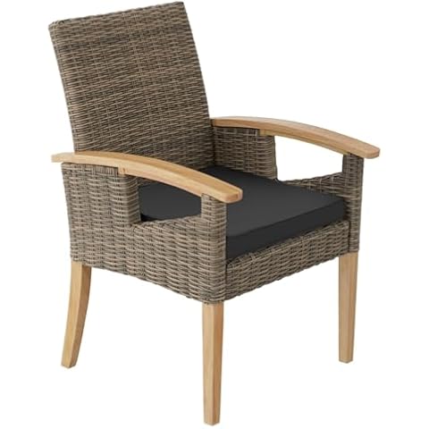 Fauteuil de jardin TecTake en rotin Cover