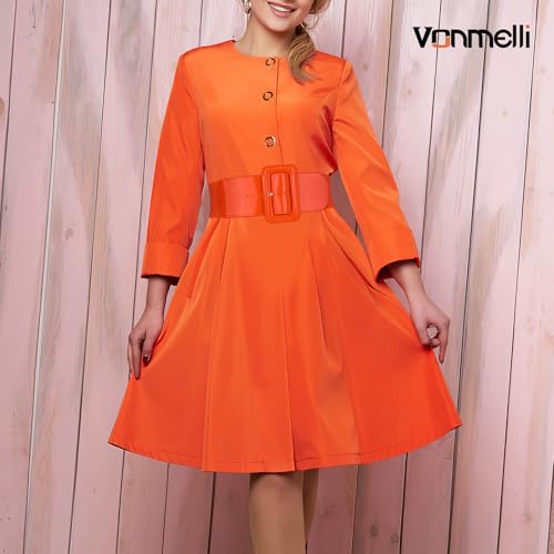 Image of VONMELLI Stretchy Wide Women Belts Elastic Vintage Belts for Women Fashion Ladies Waist Belt for Dress