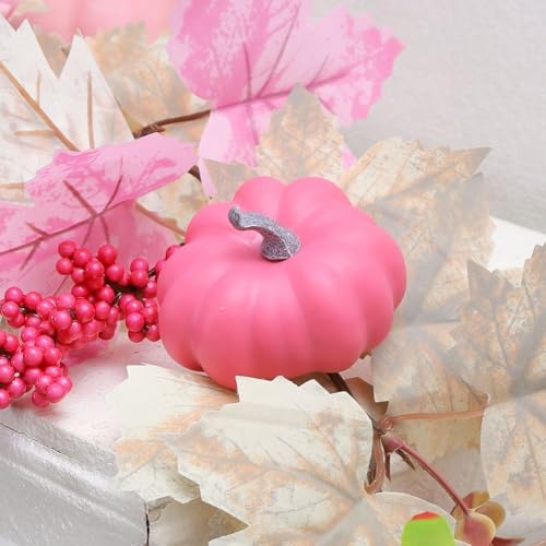 Decoración de otoño sin mantenimiento con guirnalda artificial de peonías 8