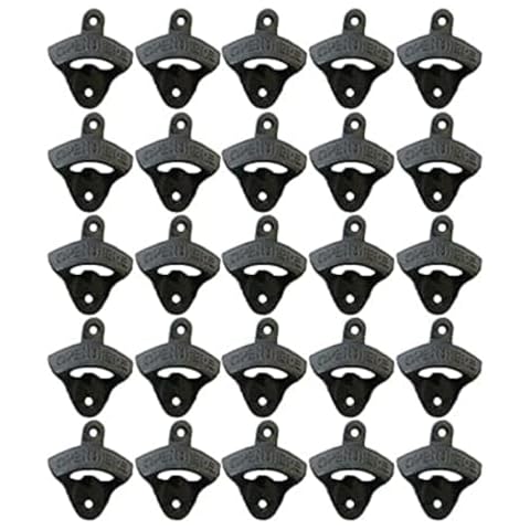 25 Cast Iron Wall Mounted Bottle Openers Cover