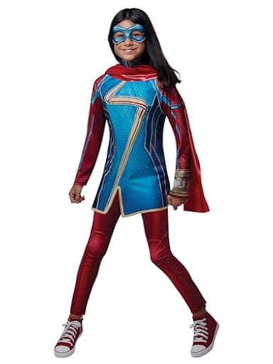 Rubies Disfraz Ms Marvel Classic para niñas, Top con detalles impresos, pantalón, antifaz y bufanda, Oficial Marvel para Halloween, Carnaval, Navidad y cumpleaños. | Ya disponible en tu tienda friki favorita! En mundofriki.es! Rubies Disfraz Ms Marvel Classic para niñas, Top con detalles impresos, pantalón, antifaz y bufanda, Oficial Marvel para Halloween, Carnaval, Navidad y cumpleaños. | Ya disponible en tu tienda friki favorita! En mundofriki.es!