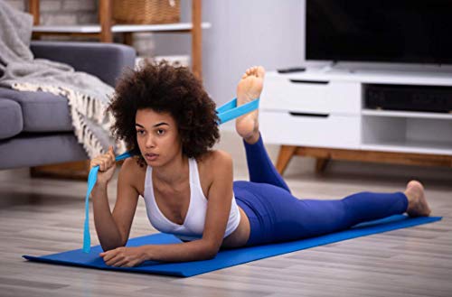 Cinto para Alongamento - Faixa/Strap - Yoga e Pilates - Cor Lisa (200 cm)