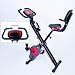 EVOLAND Bicicleta Estática Plegable, Bicicleta de Entrenamiento de Fitness 8 Niveles Resistencia...