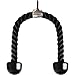 CampTeck U6935 - Nylon Triceps Cuerda Triceps Polea Desplegable Manijas Antideslizantes - Dorsal, Biceps, Triceps, Gimnasio o Hogar - Negro