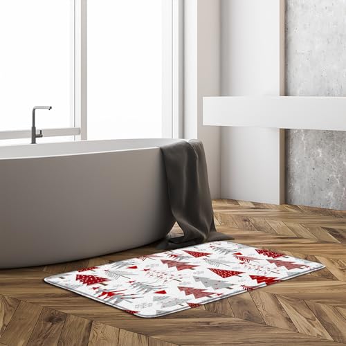 Merrychristmasbathmatxmastreesnowflakepinetreestarwinterholidayfestivalrusticbathrugsforbathroomkitchen178x295inch Urban Country Home Decor Merry christmas bath mat xmas tree snowflake pine tree star winter holiday festival rustic bath rugs for bathroom kitchen178x295 inch urban country home decor