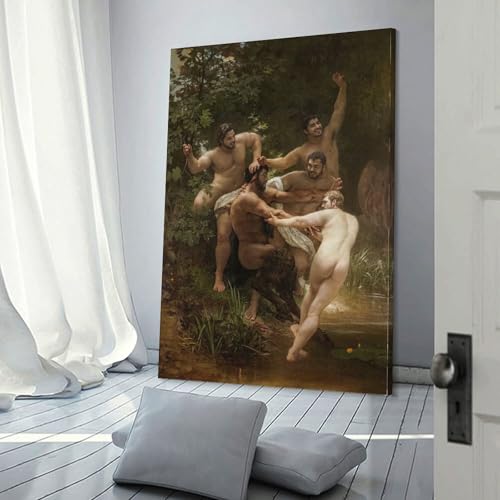 Affiches de nymphes et de satyres decoration murale toile maison chambre couple 30x45cm