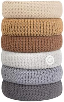 Choco: Gimme Bands No Break Thick Hair Ties 6Pc (Choco)