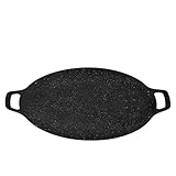 Natural Material - Korean style BBQ Non-stick Grill pan is made of environmentally friendly, pure and natural Maifanstone non-stick material, and metal parts are made of aluminum alloy with without PFOA coating in total 7 layers. It is convenient to ...