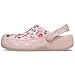 Crocs, Unisex, Classic Crafted Canvas Clogs, Floral Cotton Candy, Men 8, Women 10, Medium