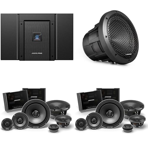 Alpine HDA-V90 Status Hi-Res 5-Ch Amp w/ (2) HDZ-653 6.5