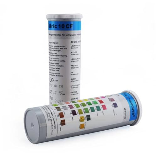 Accu Answer Multistix 10SG - Tiras de orina para análisis de orina (100)