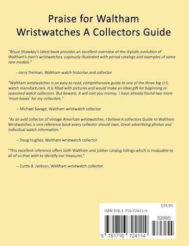Image of Waltham Wristwatches A Collectors Guide