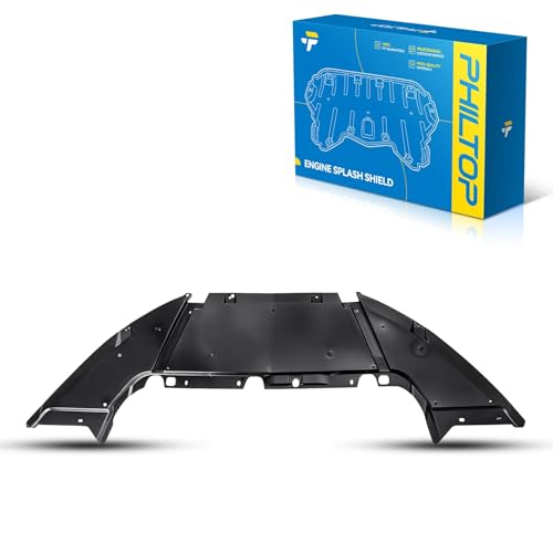 Image of PHILTOP Front Lower Engine Splash Shield Under Cover Fit for 2012-2014 Ford Focus S /SE /Titanium, 2012-2018 Focus Electric (Except 2013) Replacement for CP9Z8310A