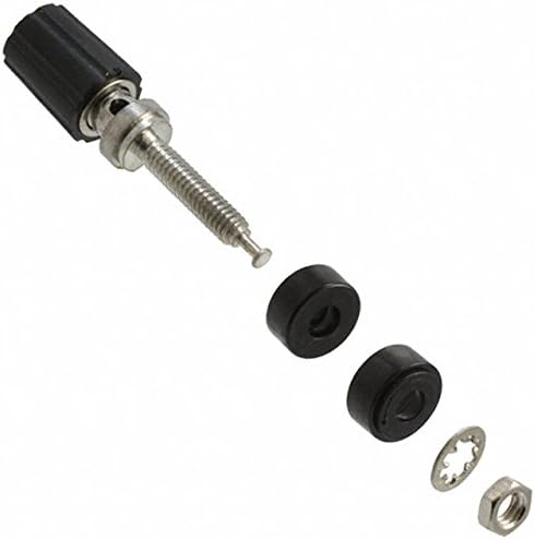 Pomona 3760-0 Binding Post, Tin Plt. (Black)