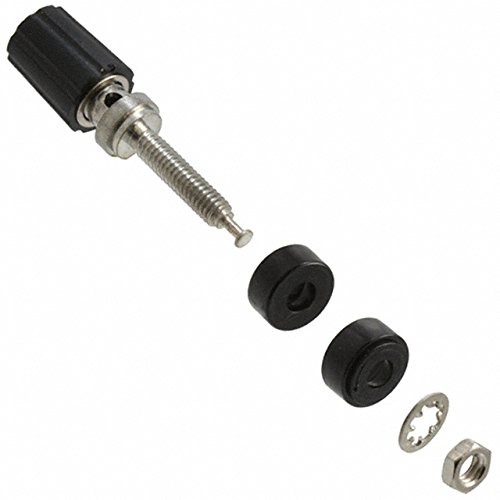 Pomona 3760-0 Binding Post, Tin Plt. (Black)