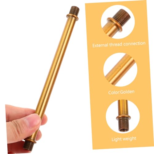 Image of Housoutil Wall Lamp Accessories Pendant Light Fixtures Lamp Parts for Table Lamp Repair Hanging Lamp Kit Lamp Repair Kit Lamp Straight Stem Diy Lamp Kit Lamp Stem Thread Iron M10 Making Rod