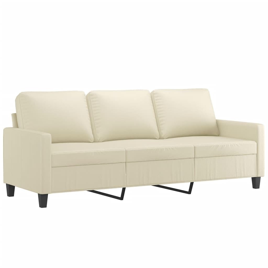 Brokky 3-teilige Sofagarnitur Taupe - Sessel, 2-Sitzer & 3-Sitzer Sofa Set