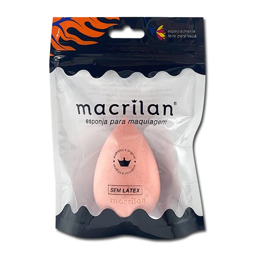Macrilan Esponja Ep09 Gota Para Maquiagem - Salmao