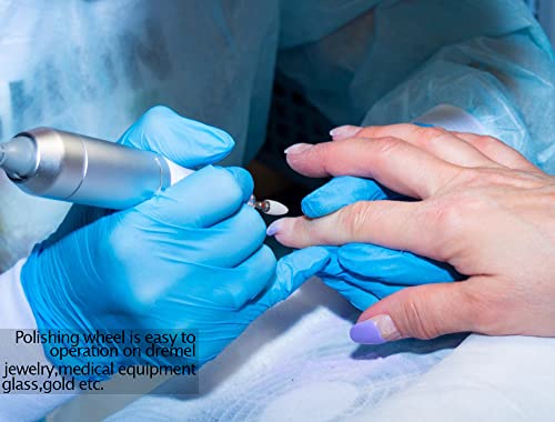 Polishing Buffing Wheel Wool Felt Set For Dremel Rotary Tool Accessories, 1/8" Shank Wool Mini Brush Polishing Kit Abrasive Wheel For Rotary Drill Jewelry,Wood,Non-Metallic Surface #TOP4