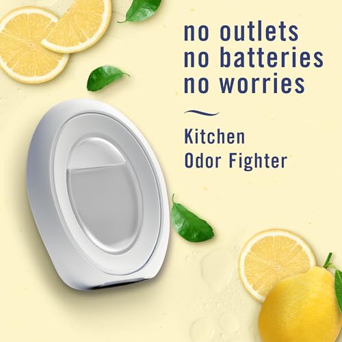 Image of Febreze Small Spaces Air Freshener, Odor-Fighting, Plug In Alternative, Air Fresheners for Home and Bathroom and Kitchen, Closet Air Fresheners, Kitchen Odor Fighter Scent, 4 Count