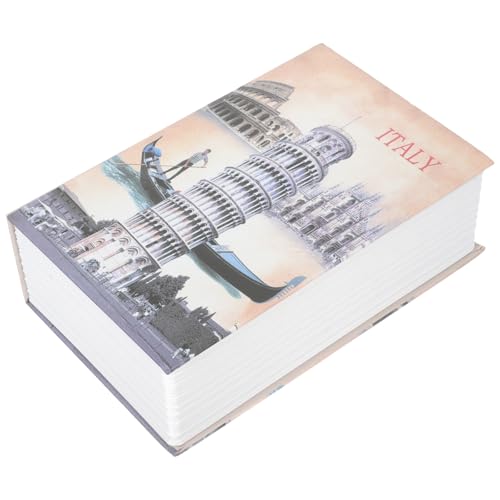 Caja fuerte de libro con combinación mecánica y metal resistente