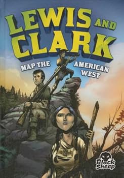 Library Binding Lewis and Clark Map the American West Book