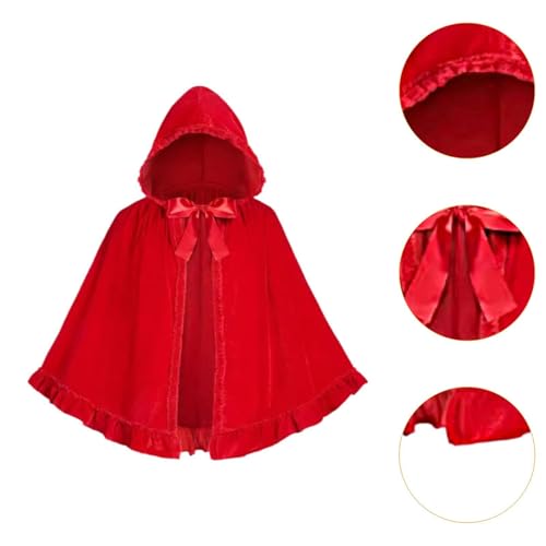 Cape à capuche noire fluide pour robe de soirée et déguisement de spectacle