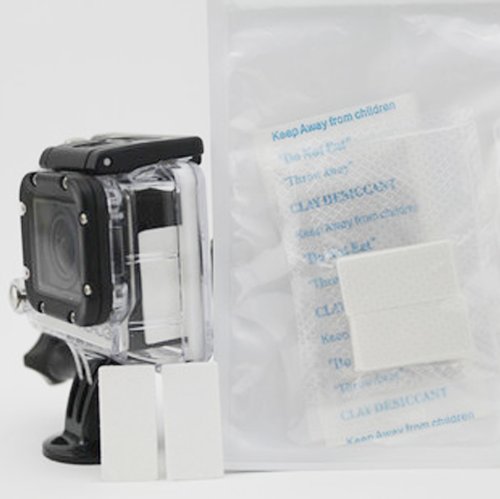 JMT®12pcs Insertos antiempañamiento reciclan Anti niebla secado insertos para toda la cámara Gopro Hero 3 2 1