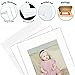 Golden State Art, Acid Free, Pack of 10 11x14 White Picture Mats Mattes with White Core Bevel Cut for 8x10 Photo + Backing + Bags