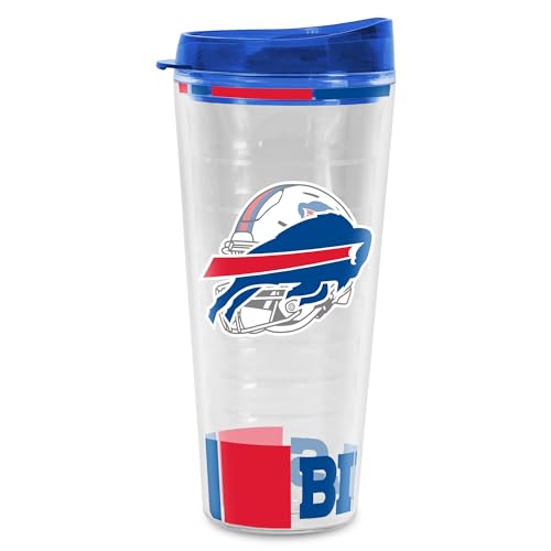 Image of Rico Industries NFL Football Double Wall Classic 16oz Or 20oz Tritan Tumbler W Lid