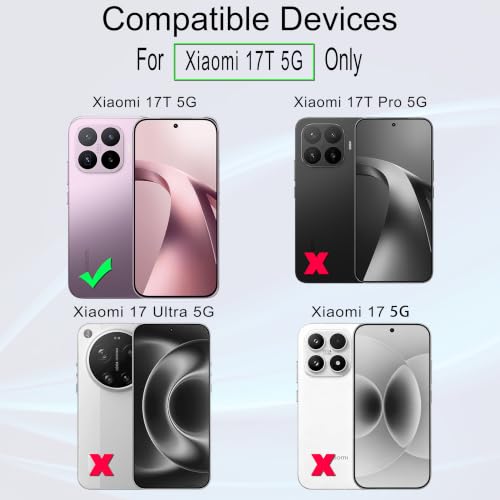 Image of Ibywind for Xiaomi 17T 5G Screen Protector,2-Pack,9H Hardness Tempered Glass with Camera Lens Protector,Easy Installation Tool,Bubble-Free,Fingerprint Unlock,Anti-Shatter,Anti-Scratch